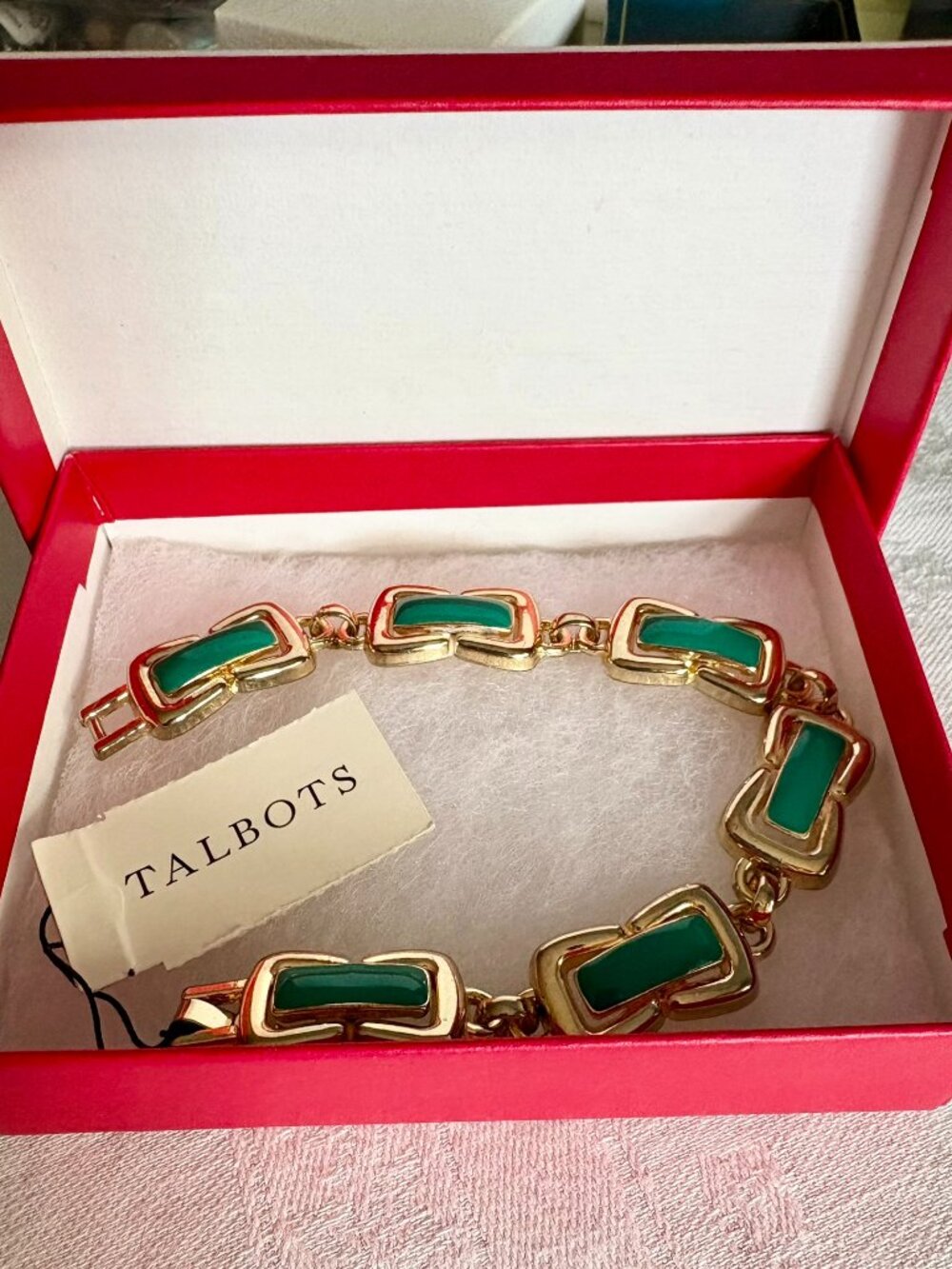 Talbots Gold tone and Enamel Bracelet - NWT